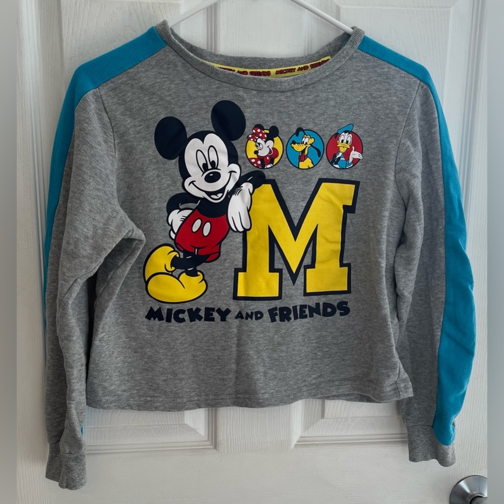 Disney Women’s Cropped Sweatshirt, Size Small Like New